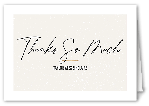 Handwritten Gratitude Thank You Card