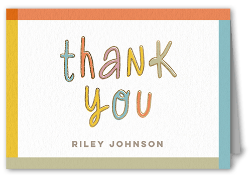 Onederful Time Thank You Card
