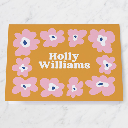 Squishy Florals Personal Stationery