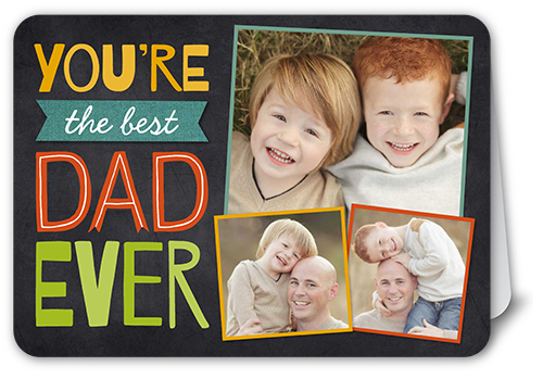 Best Dad Collage 5x7 Fathers Day Cards 