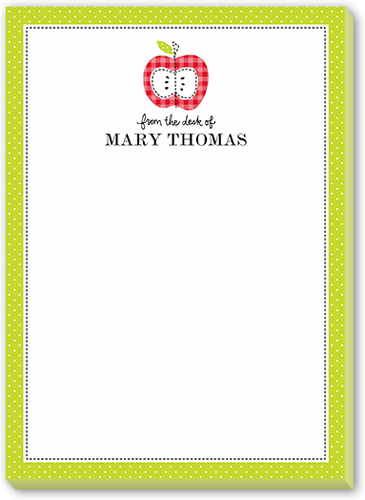 Apple A Day Border 5x7 Notepad