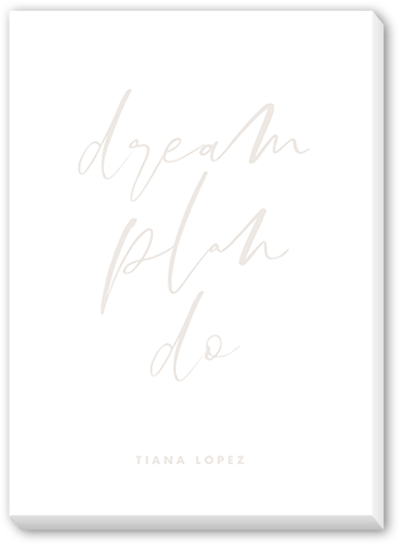 Dream And Do Notepad, White, Matte