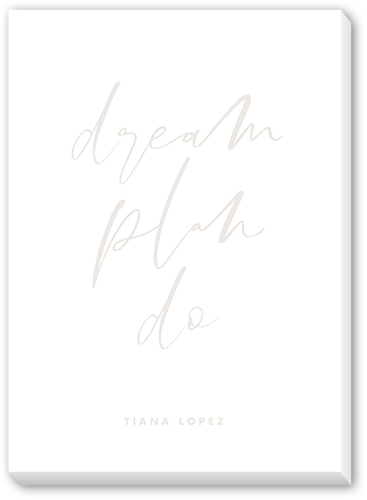 Dream And Do Notepad, White, Matte, White