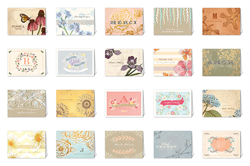 Vintage Fleur Mix & Match Stationery Set, -Multicolor