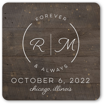 Rustic In Love Stickers, StickersBrown