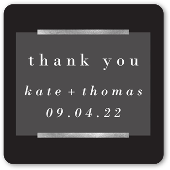 Elegant Bars Stickers, StickersCharcoal