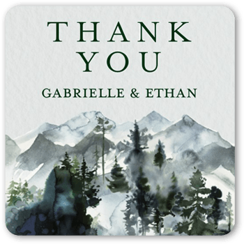 Snowy Mountain Stickers, StickersCedar