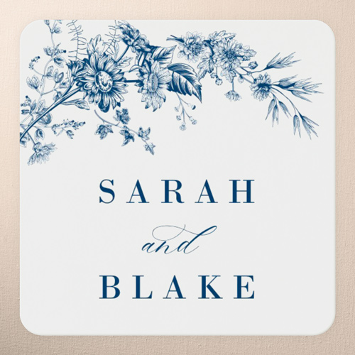 Nautical Blues Stickers, StickersWhite