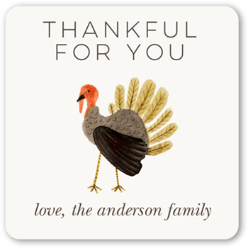 Gobble Day Stickers, StickersWhite