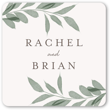 Pressed Leaves Stickers, -Beige-Stickers