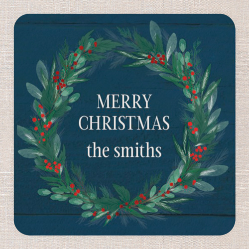 Cheerful Wreath Stickers, StickersIndigo