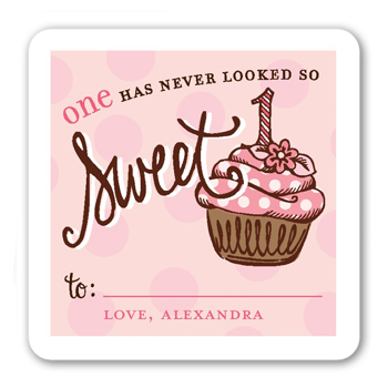 Sweet Little Cupcake Stickers