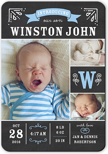 shutterfly birth announcements