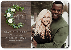 Rustic Country Save the Date Magnets