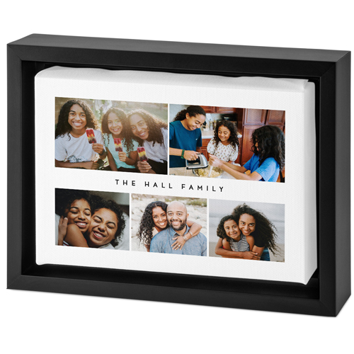 Caption Gallery of Five Tabletop Framed Canvas Print by Shutterfly