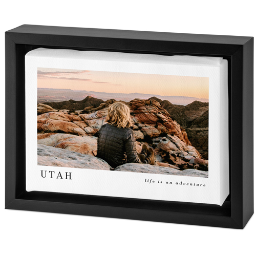 Modern Landscape Gallery Tabletop Framed Canvas Print, 5x7, Black, Tabletop Framed Canvas Prints, Multicolor, multi