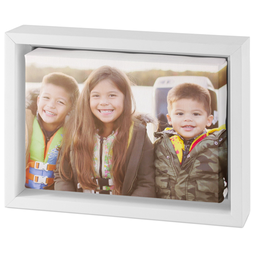 Photo Gallery Tabletop Framed Canvas Print, 5x7, White, Tabletop Framed Canvas Prints, Multicolor