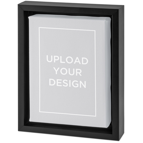 Upload Your Own Design Portrait Tabletop Framed Canvas Print, 5x7, Black, Tabletop Framed Canvas Prints, Multicolor