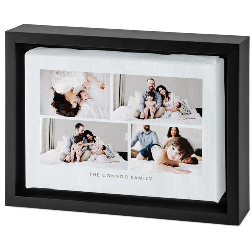 Gallery of Four Tabletop Framed Canvas Print, 5x7, Black, Tabletop Framed Canvas Prints, Multicolor