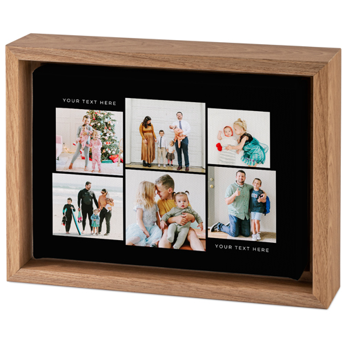 Gallery of Six Tabletop Framed Canvas Print, 5x7, Natural, Tabletop Framed Canvas Prints, Multicolor