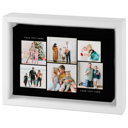 Gallery of Six Tabletop Framed Canvas Print, 5x7, White, Tabletop Framed Canvas Prints, Multicolor