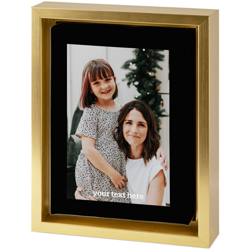 Gallery of One Portrait Tabletop Framed Canvas Print, 5x7, Gold, Tabletop Framed Canvas Prints, Multicolor, multi