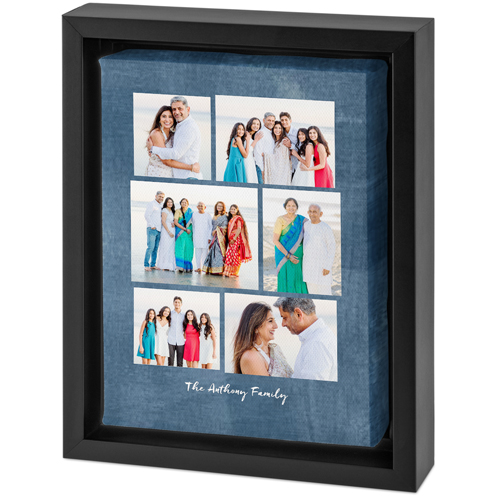 Gallery of Six Portrait Tabletop Framed Canvas Print by Shutterfly