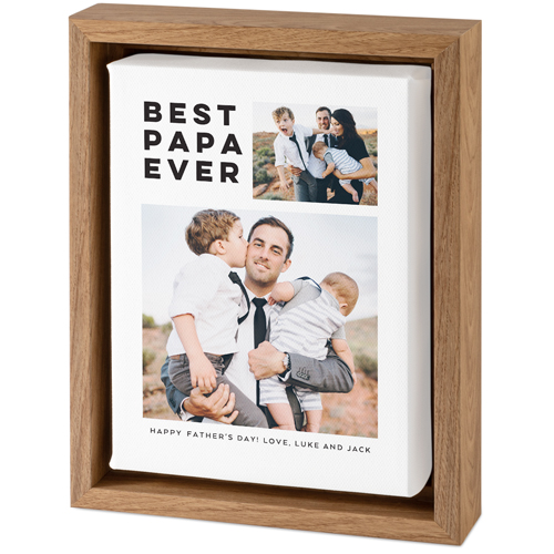 Gallery Of Two Portrait Tabletop Framed Canvas Print, 5x7, Natural, Tabletop Framed Canvas Prints, Multicolor, multi