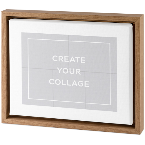 Create a Collage Tabletop Framed Canvas Print, 8x10, Natural, Tabletop Framed Canvas Prints, Multicolor