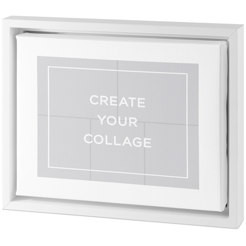 Create a Collage Tabletop Framed Canvas Print, 8x10, White, Tabletop Framed Canvas Prints, Multicolor