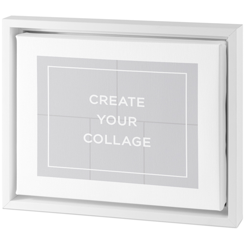 Create a Collage Tabletop Framed Canvas Print, 8x10, White, Tabletop Framed Canvas Prints, Multicolor, multi