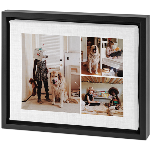 Gallery of Three Tabletop Framed Canvas Print, 8x10, Black, Tabletop Framed Canvas Prints, Multicolor