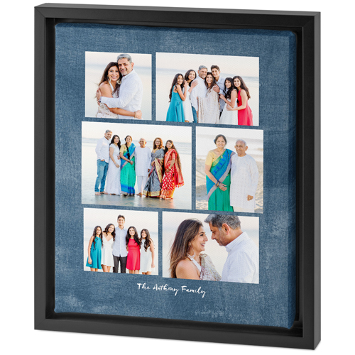 Gallery of Six Portrait Tabletop Framed Canvas Print, 8x10, Black, Tabletop Framed Canvas Prints, Multicolor