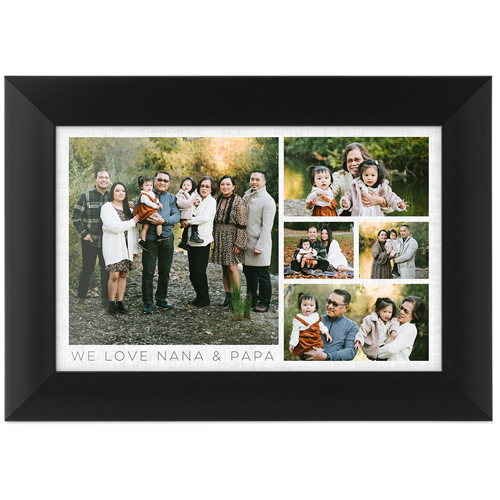 Hero Gallery of Five Tabletop Framed Prints, Black, None, 4x6, Multicolor, multi