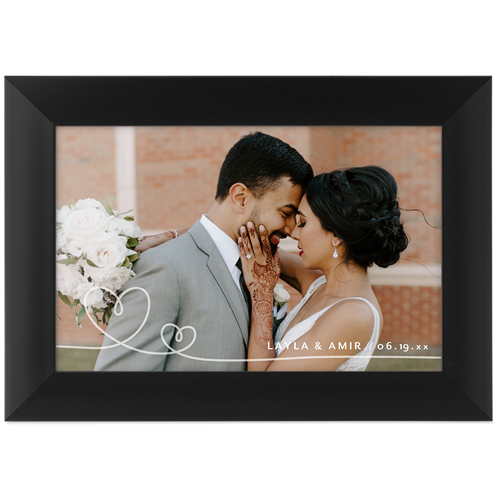 Double Heart Line Art Tabletop Framed Prints by Shutterfly Shutterfly