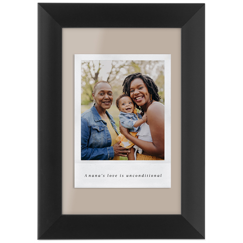 Simple Photo Frame? Tabletop Framed Prints, Black, None, 4x6, Beige