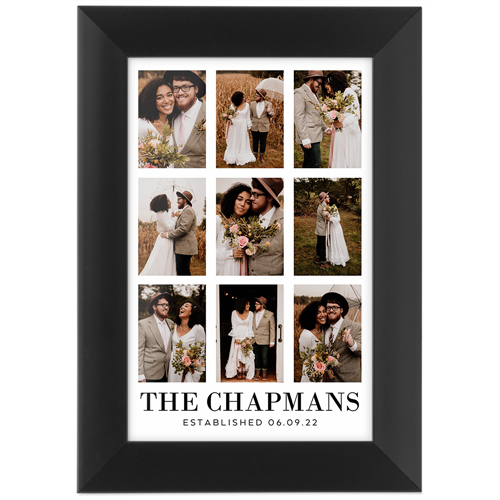 Gallery of Nine Portrait Tabletop Framed Prints by Shutterfly Shutterfly