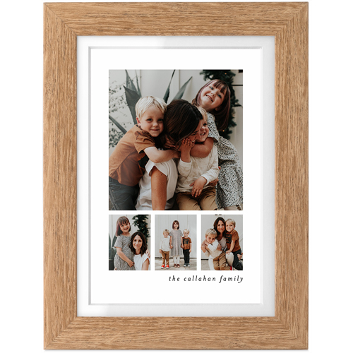 Hero Gallery of Four Tabletop Framed Prints, Natural, White, 4x6, Multicolor, multi