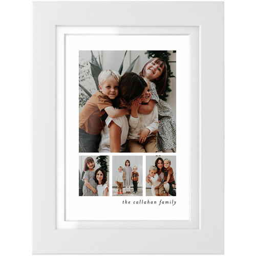 Hero Gallery of Four Tabletop Framed Prints, White, White, 4x6, Multicolor, multi