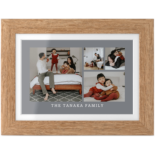 Framed Gallery Of Four Tabletop Framed Prints, Natural, White, 4x6, Multicolor