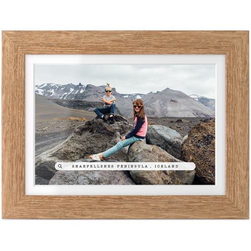 Travel Banner Tabletop Framed Prints, Natural, White, 4x6, White, white