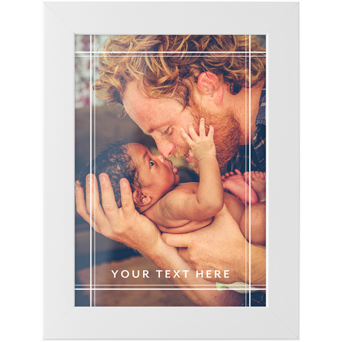 Intersecting Ways Tabletop Framed Prints, White, None, 5x7, White