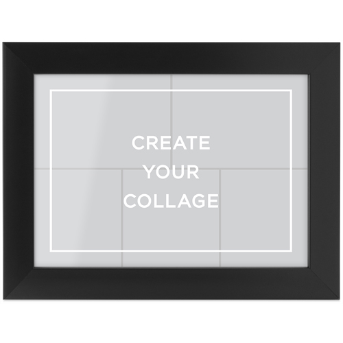 Create a Collage Tabletop Framed Prints, Black, None, 5x7, Multicolor