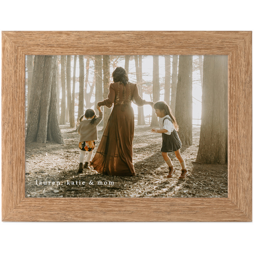 Photo Gallery Tabletop Framed Prints, Natural, None, 5x7, Multicolor