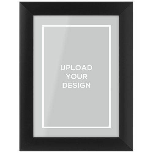 Upload Your Own Design Portrait Tabletop Framed Prints, Black, None, 5x7, Multicolor