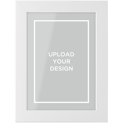 Upload Your Own Design Portrait Tabletop Framed Prints, White, None, 5x7, Multicolor