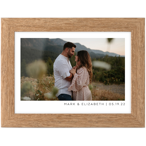 Gallery of One Tabletop Framed Prints, Natural, None, 5x7, Multicolor