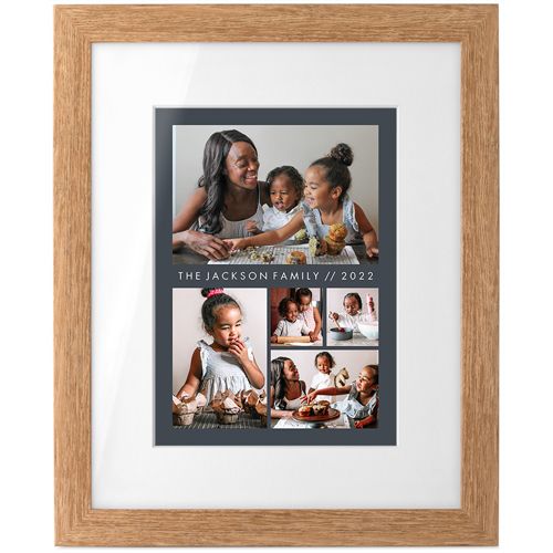 Hero Gallery Of Five Portrait Tabletop Framed Prints, Natural, White, 5x7, Multicolor, multi