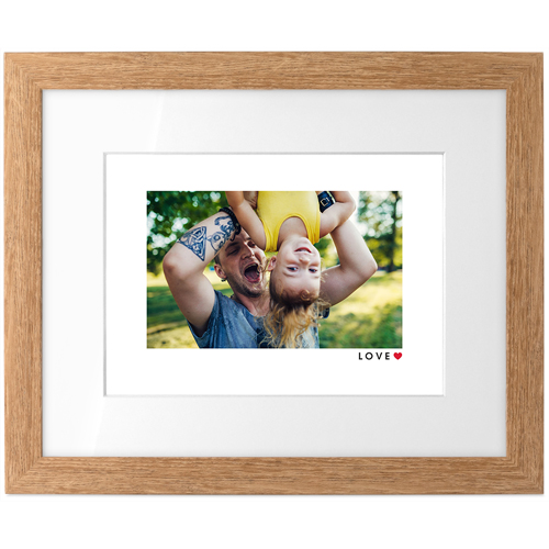 Modern Love Tabletop Framed Prints, Natural, White, 5x7, White, white