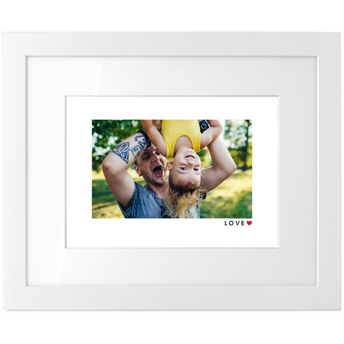 Modern Love Tabletop Framed Prints, White, White, 5x7, White, white